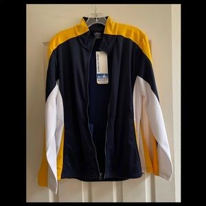 Charles River Apparel Jacket XL Womens Blue Yellow